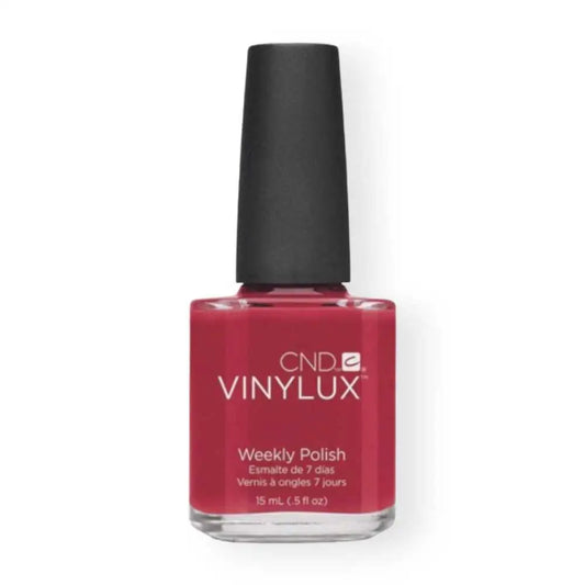 CND VINYLUX Rouge Red #143 0.5 fl oz long wear polish bottle