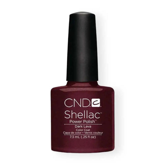 CND SHELLAC Dark Lava .25 fl oz gel polish bottle