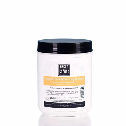Makes Scents Unscented Organic Shea Butter Sugar Scrub - 1/2 gallon