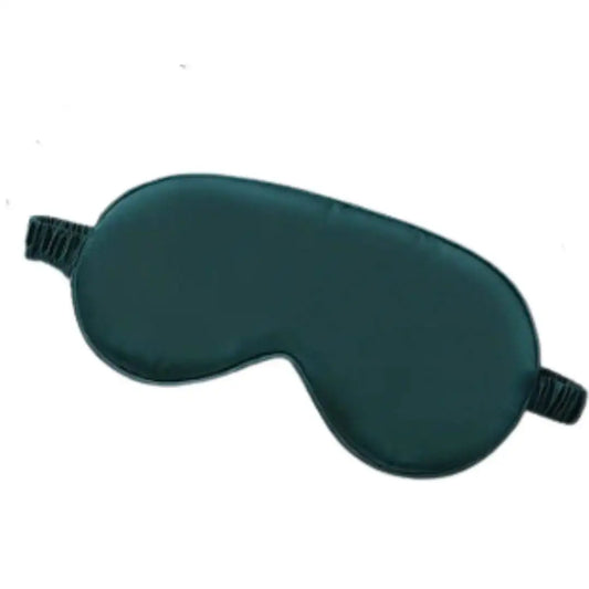 Cushioned Eye Mask W/ Strap - Emerald Green