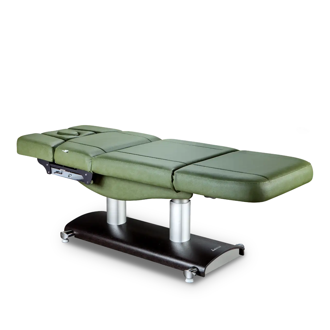 LEMI Verona Evo 4 Motor Electrically Adjustable Height, Back, Leg and Tilt Multifunctional Spa Table/Chair with Handset Control and 4.72" Thick Mattress - (Natural Frame, Wengé Frame, Milky Frame)