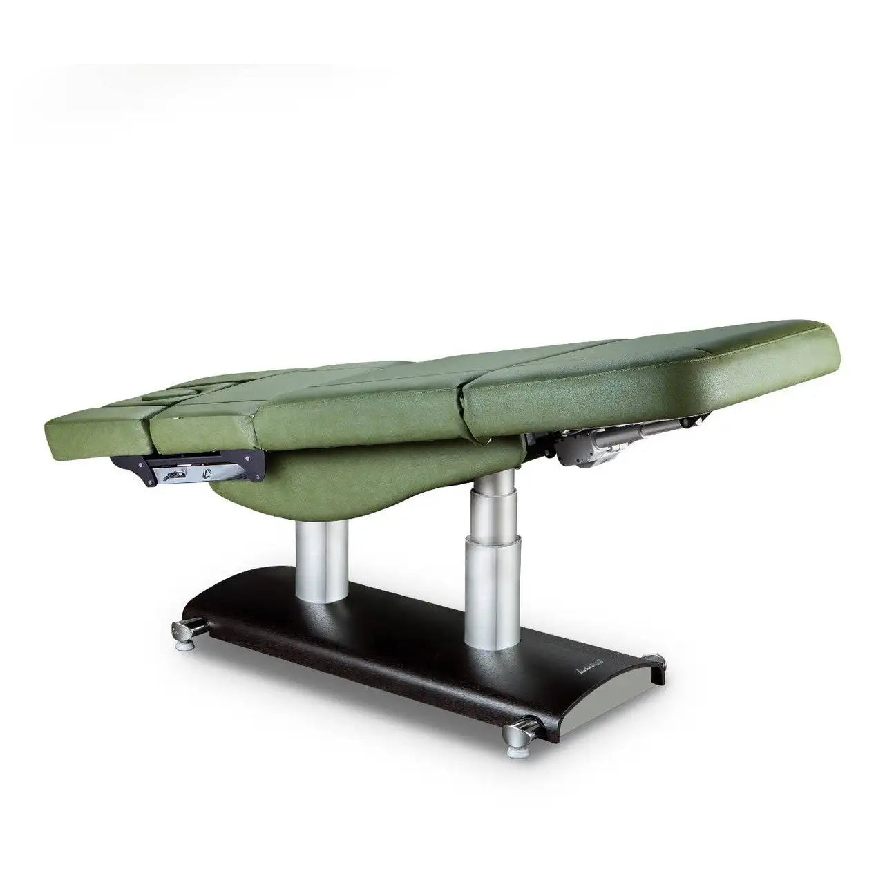 LEMI Verona Evo 4 Motor Electrically Adjustable Height, Back, Leg and Tilt Multifunctional Spa Table/Chair with Handset Control and 4.72" Thick Mattress - (Natural Frame, Wengé Frame, Milky Frame)