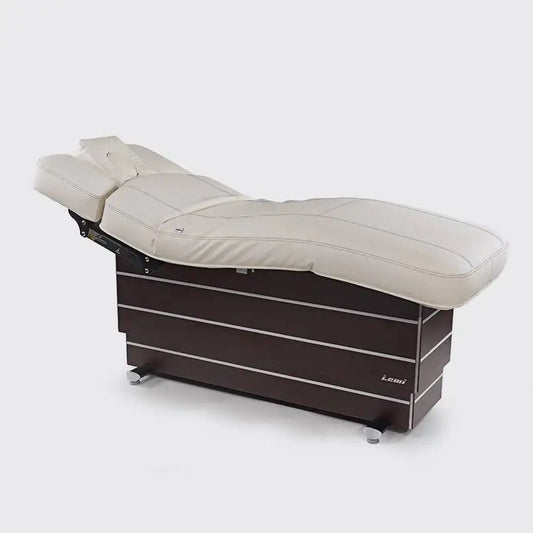 LEMI Versus Evo 3 Motor Electrically Adjustable Height, Back and Leg Multifunctional Spa Table With Foot Pedal Control and 4.72" Thick Mattress