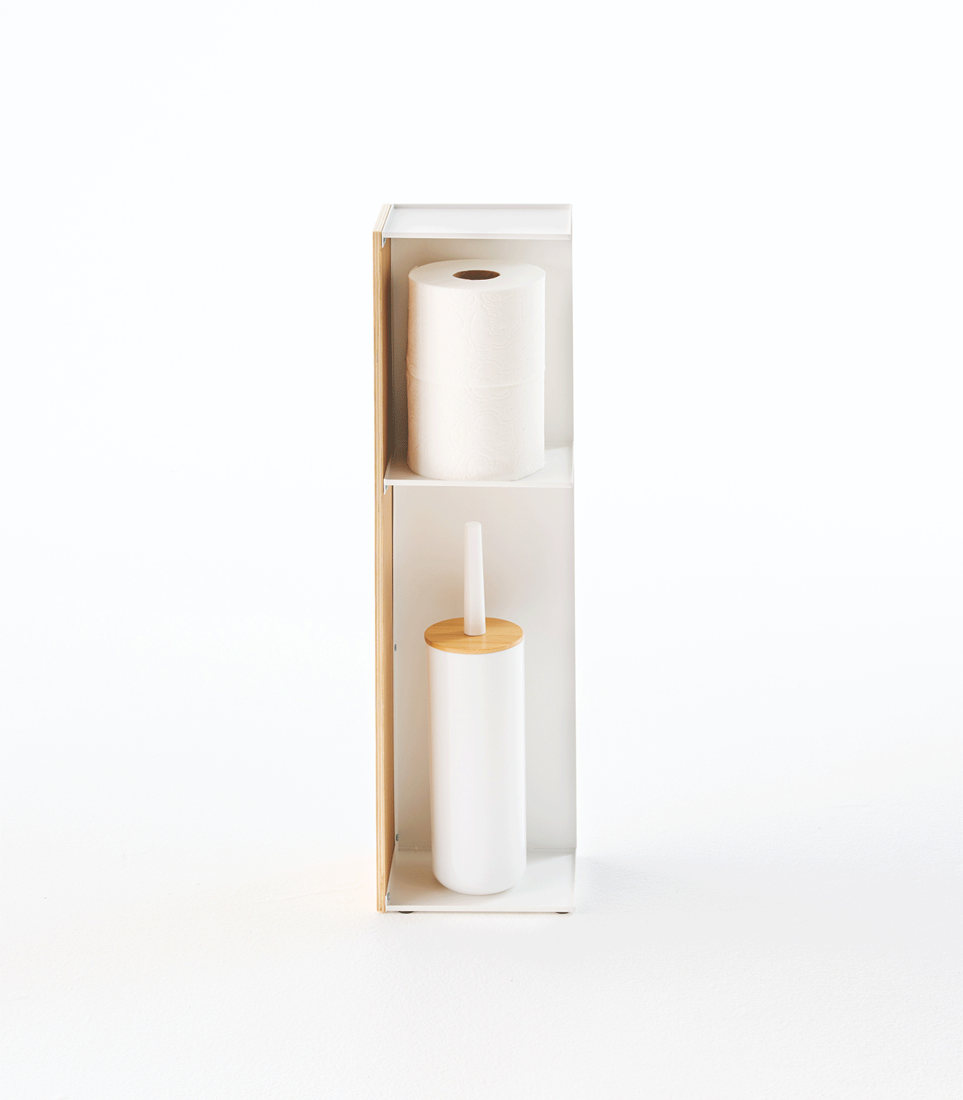 Product GIF showing Bathroom Organizer with various props.
