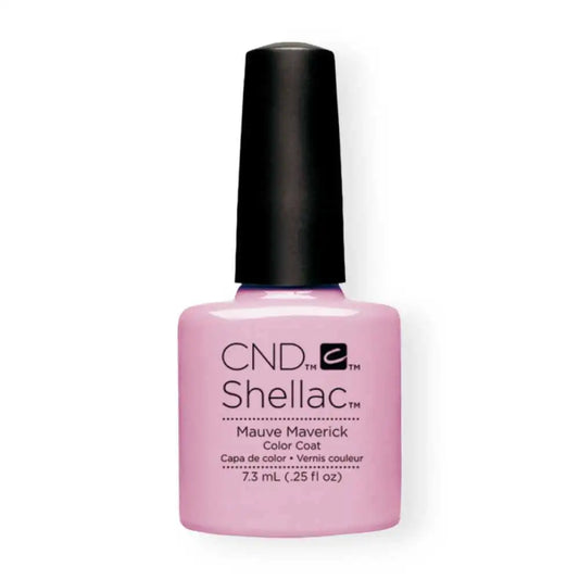 CND SHELLAC Mauve Maverick .25 fl oz gel polish bottle