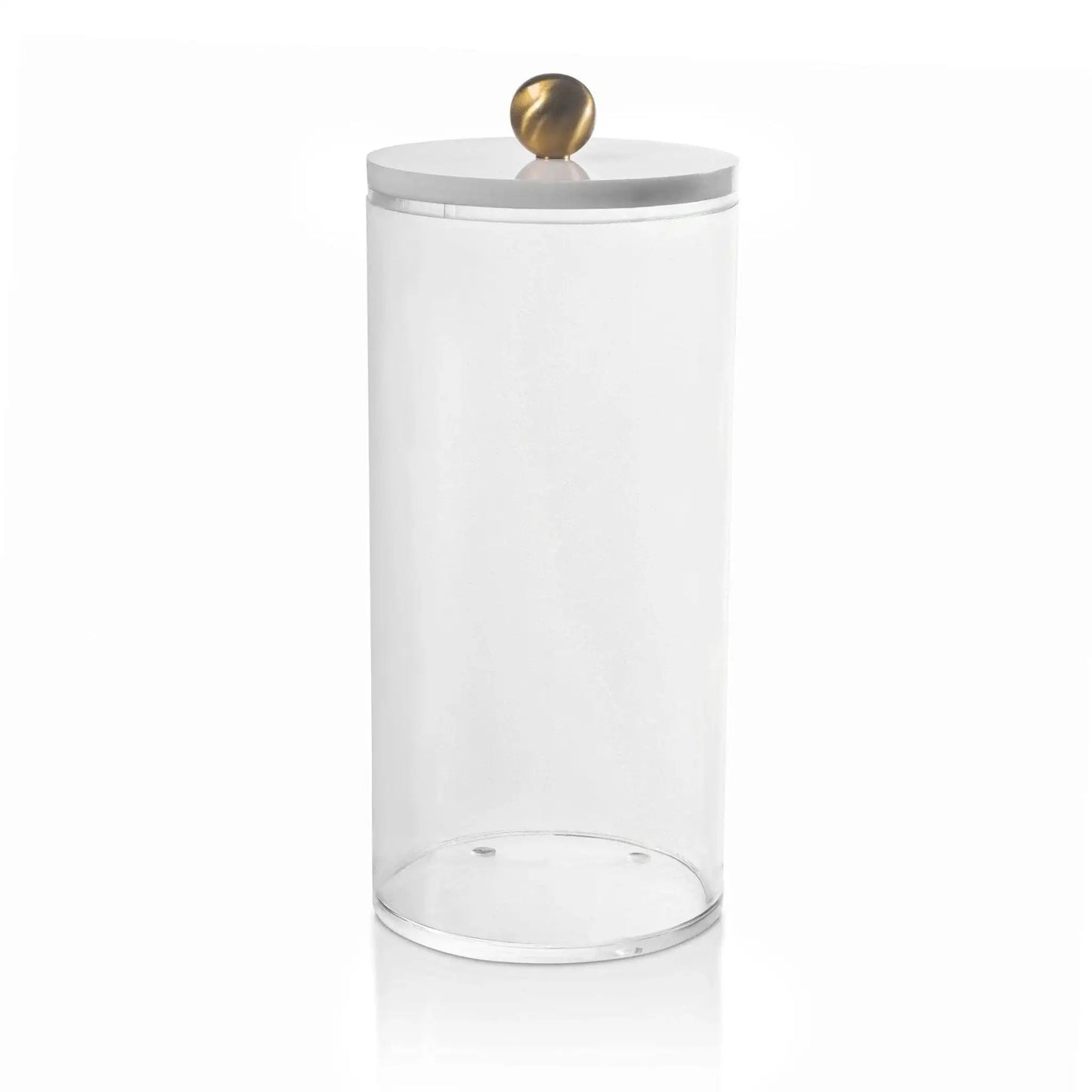Lucite Cylinder Canisters-Large