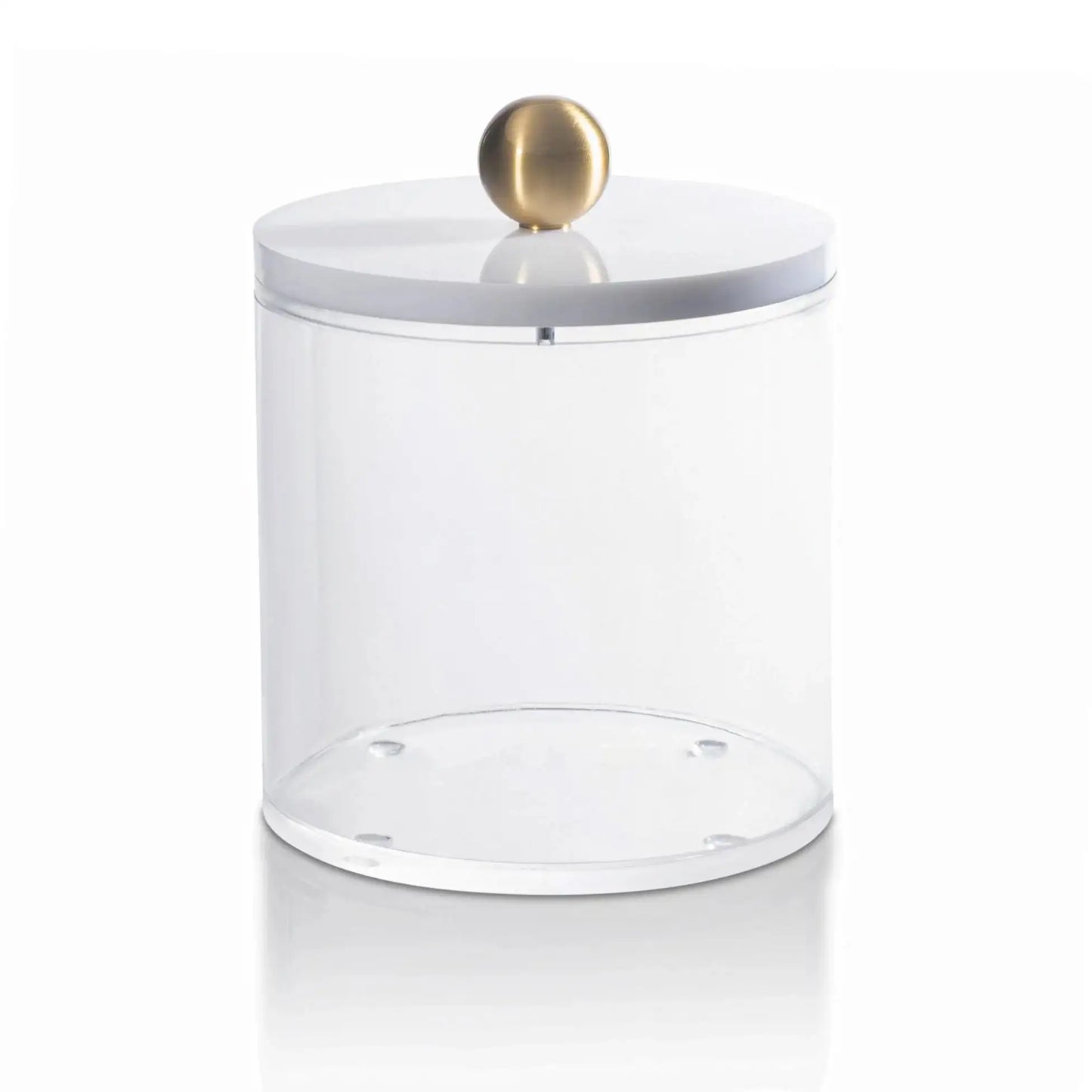 Lucite Cylinder Canisters-Small