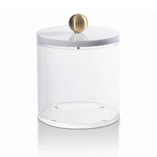 Lucite Cylinder Canisters-Small