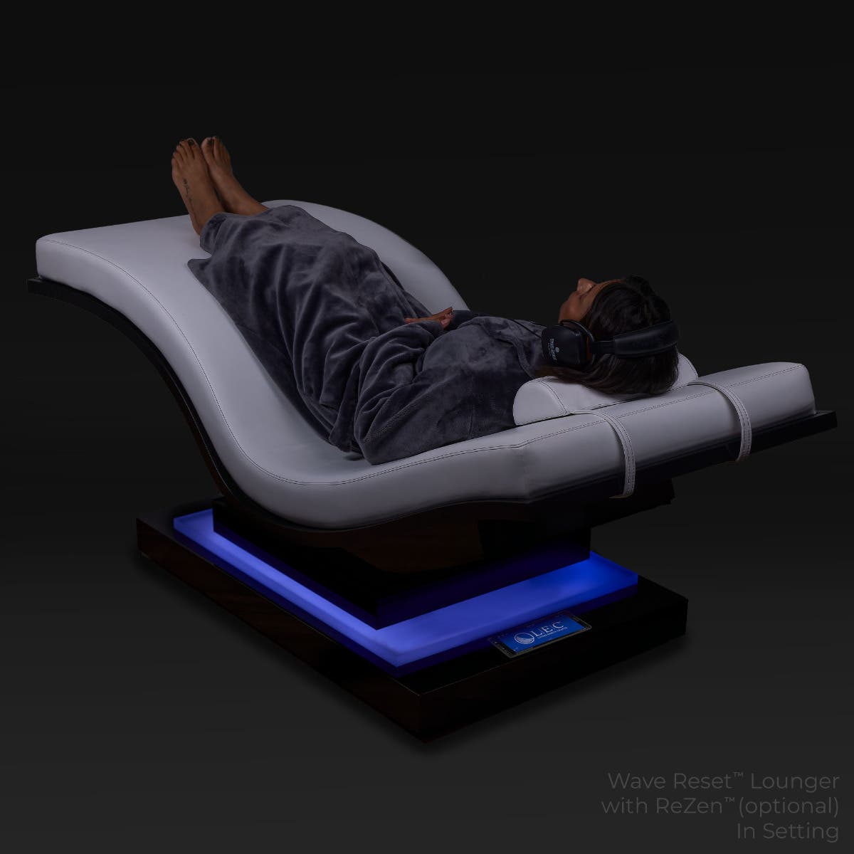 Living Earth Crafts Wave Reset™ Lounger w/ IceBlock™ Chromatherapy Base