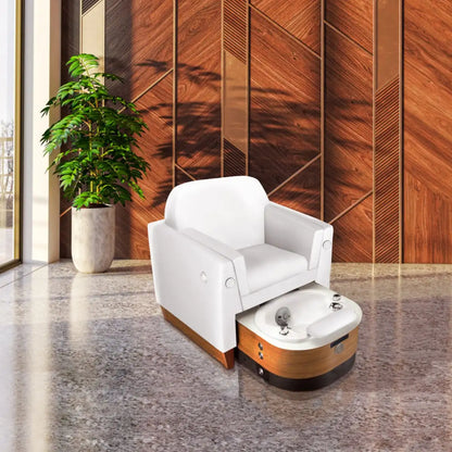 LEC Wilshire LE pedicure chair in spa setting