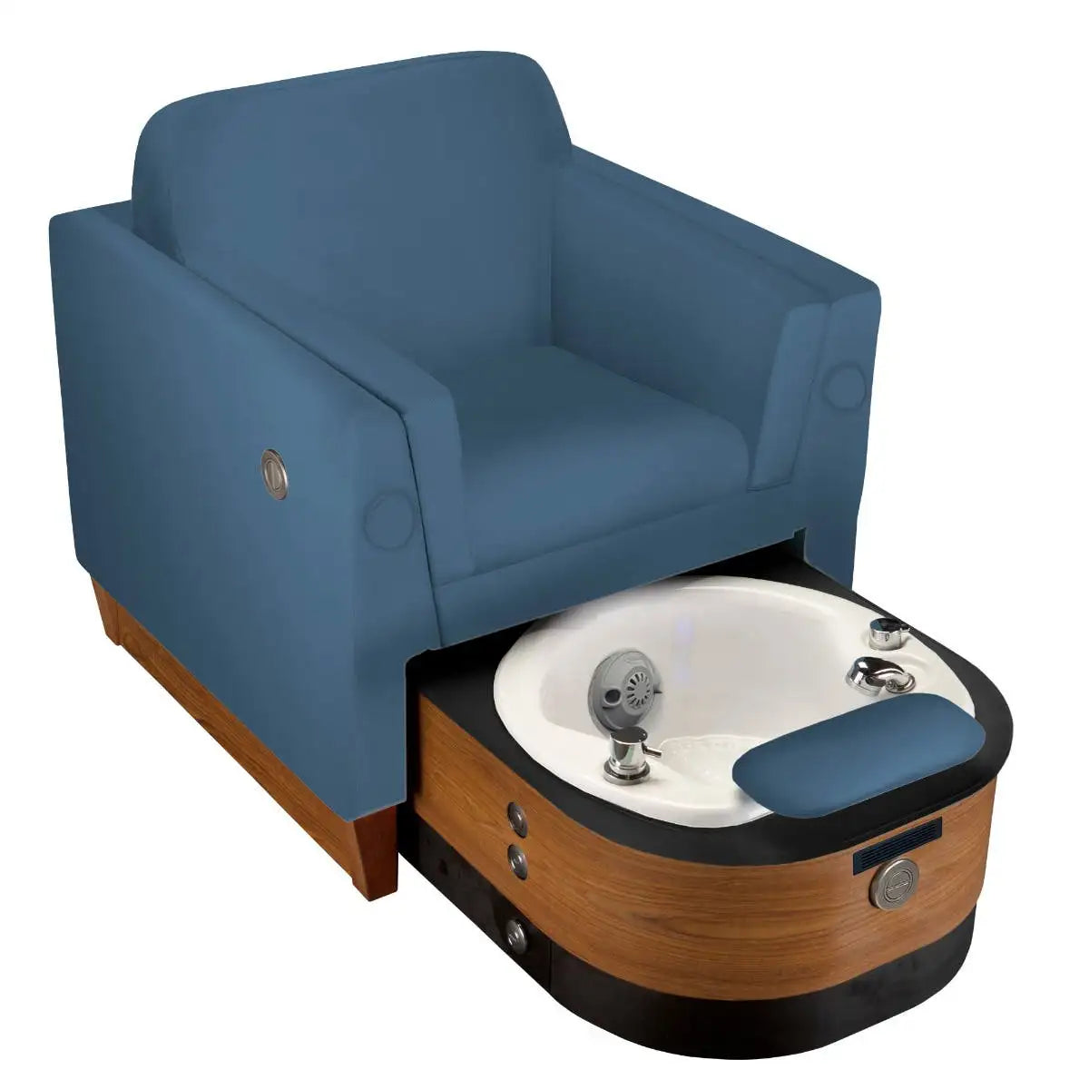 LEC Wilshire LE pedicure chair, mystic blue