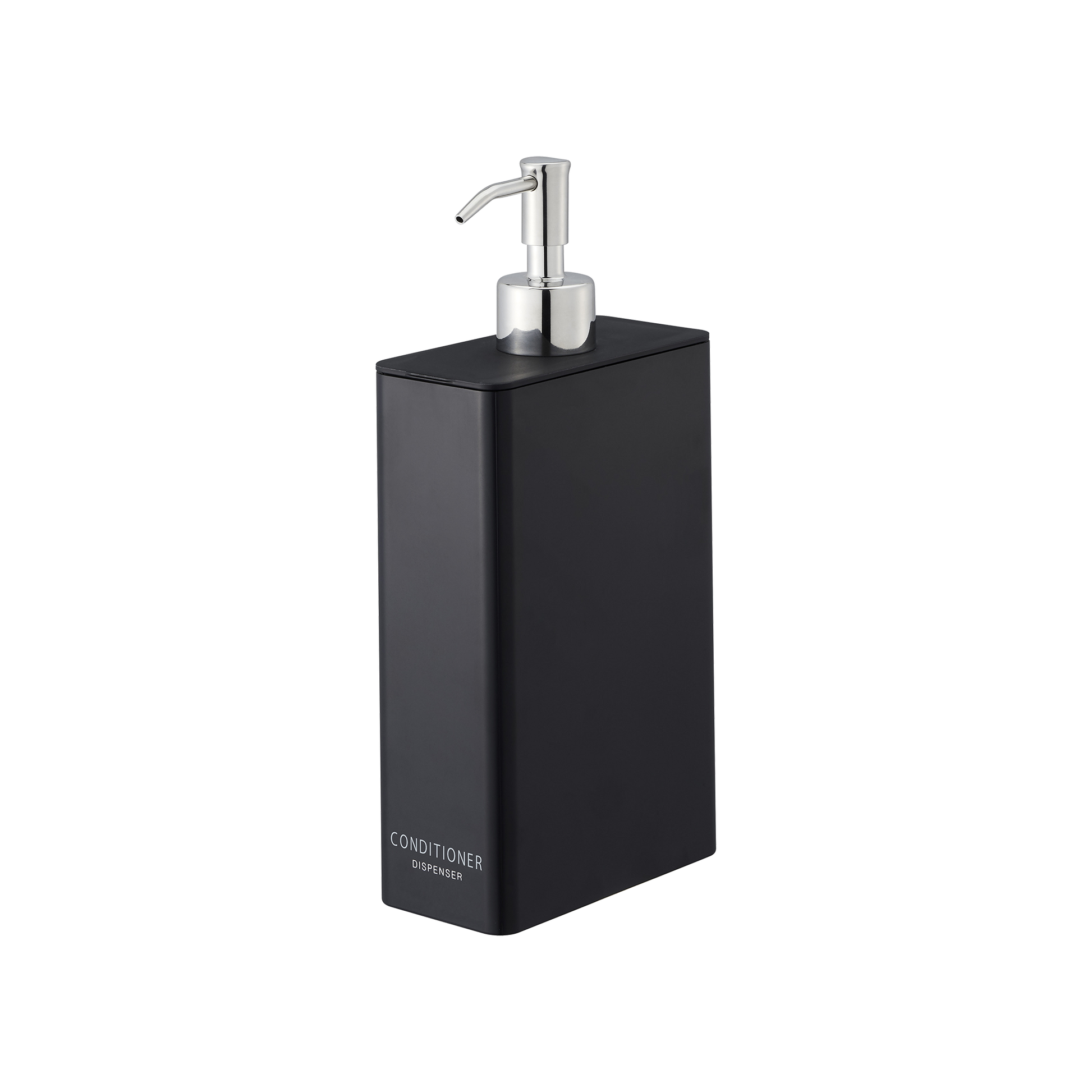 Rectangle Shower Dispenser - Three Styles on a blank background.