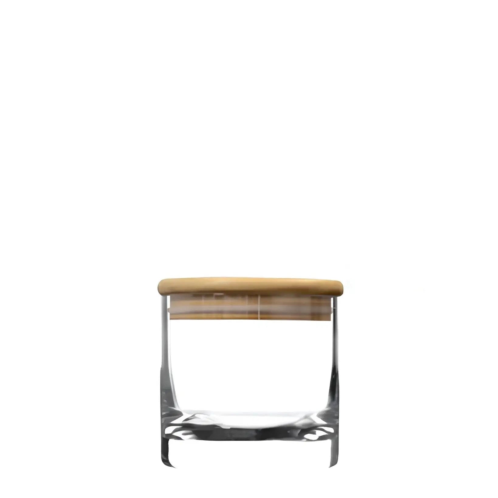 Bold Drinkware Cayman Mini 6in Bartop Canister with Bamboo Top Polycarbonate
