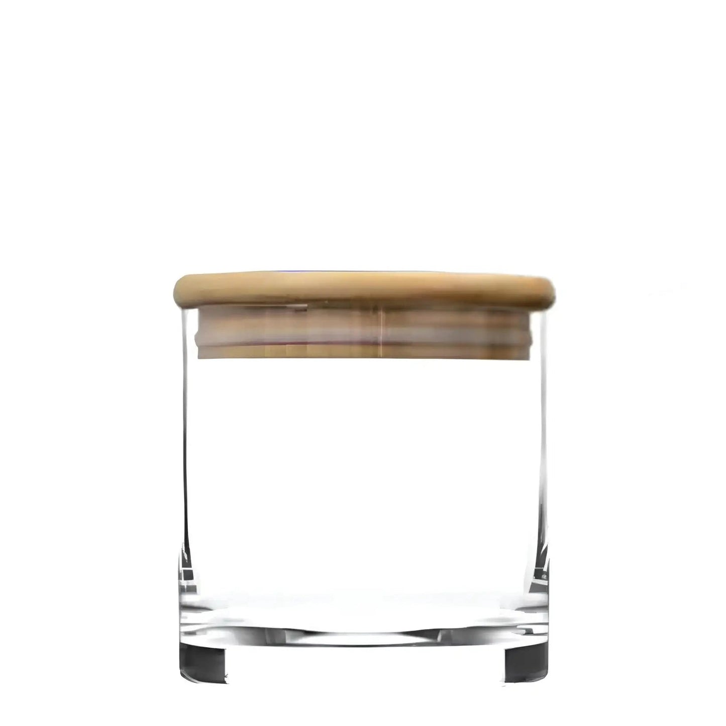 Bold Drinkware Cayman 8.25in Bartop Canister with Bamboo Top Polycarbonate