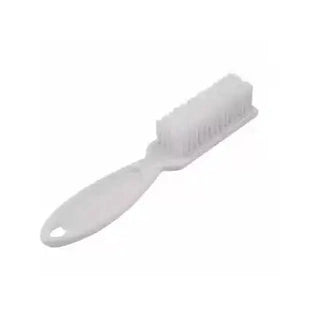 White Manicure Brush With Handle - 10 Pack
