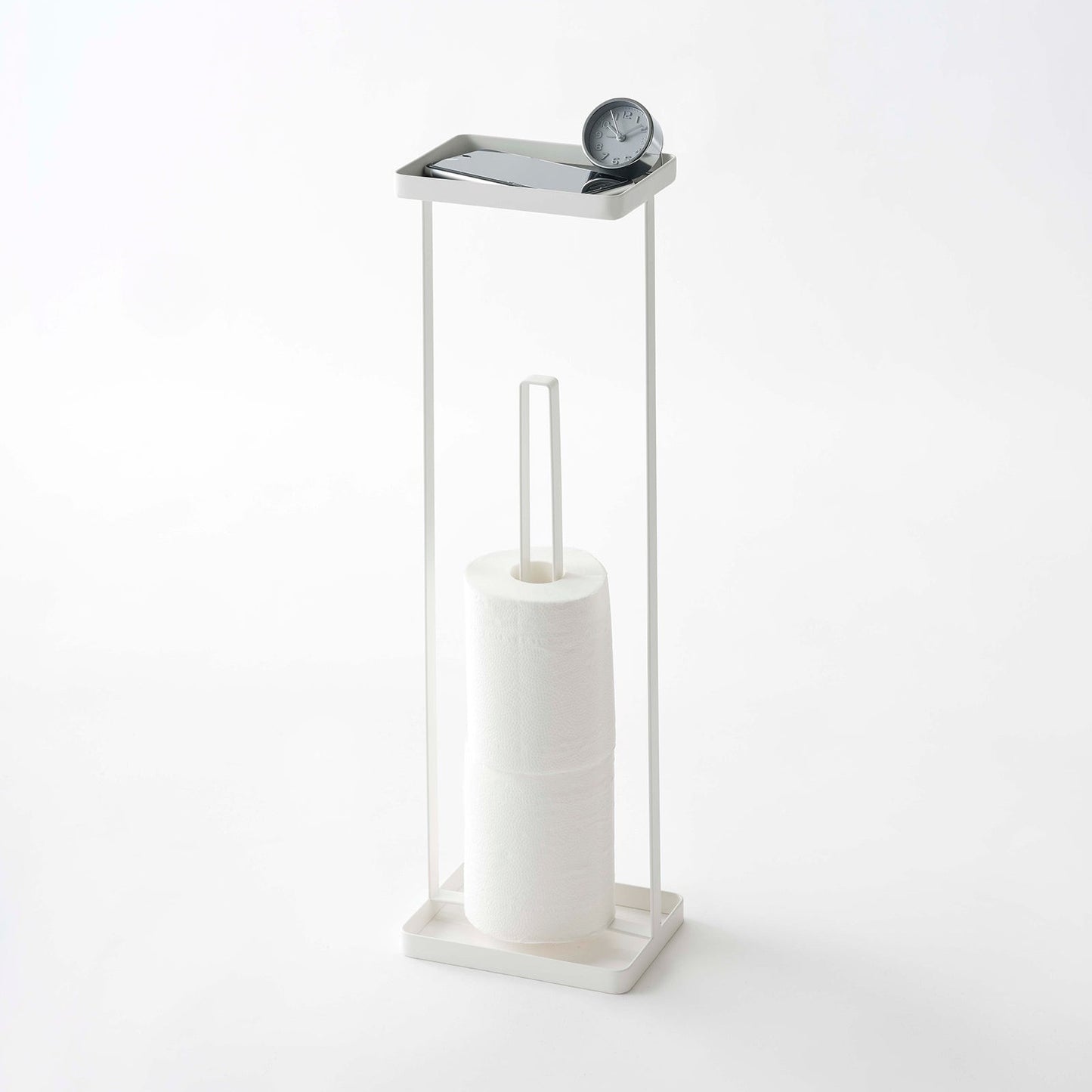 Prop photo showing Toilet Paper Stand with various props.