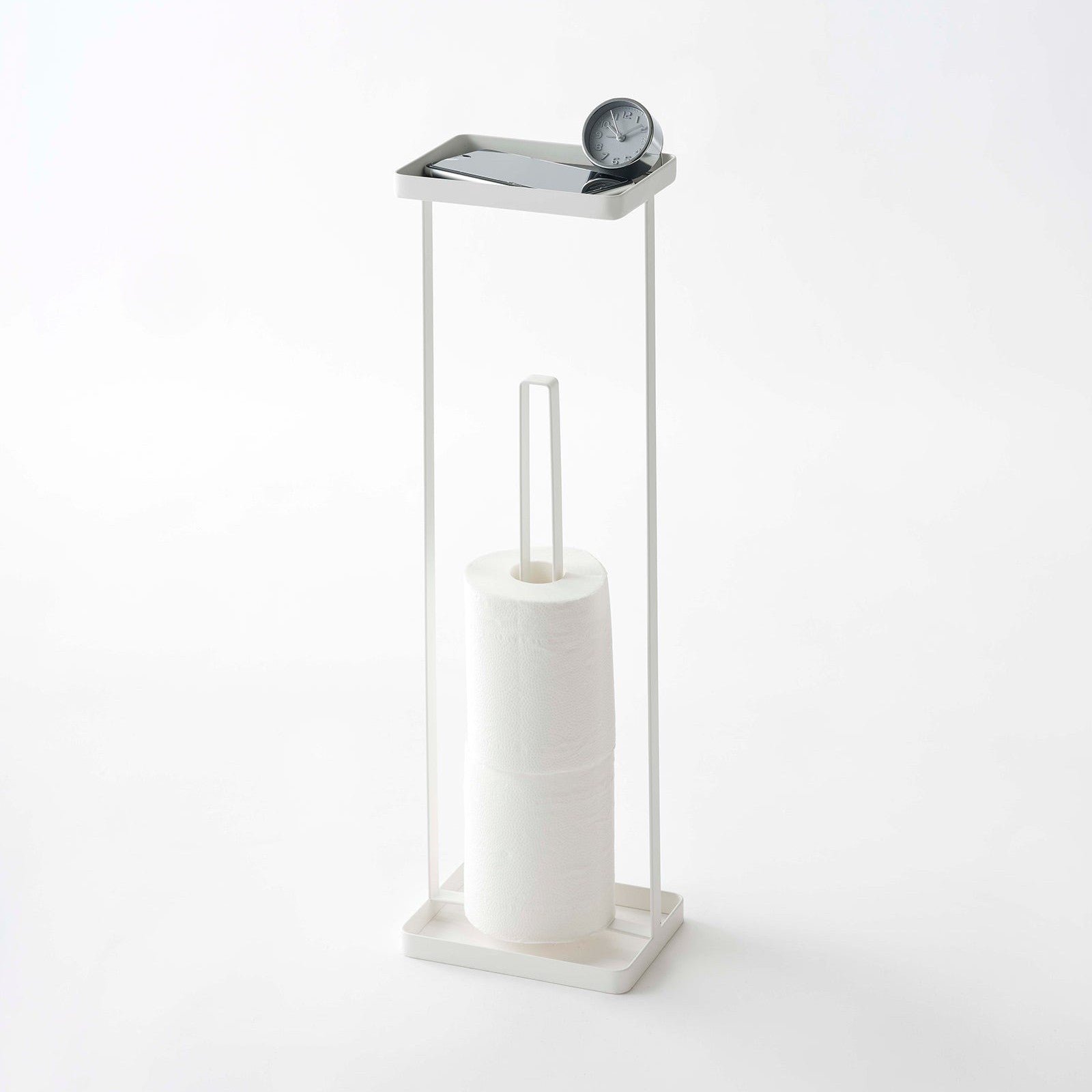 Prop photo showing Toilet Paper Stand with various props.